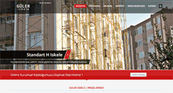 Desktop Screenshot of guleriskele.com
